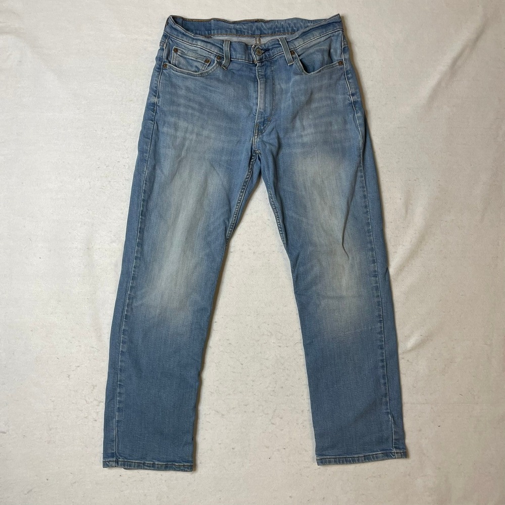 Levi Strauss & Co 514 Regular Fit Jeans Mens‎ Size 32x30 Light Wash Denim - Picture 2 of 5